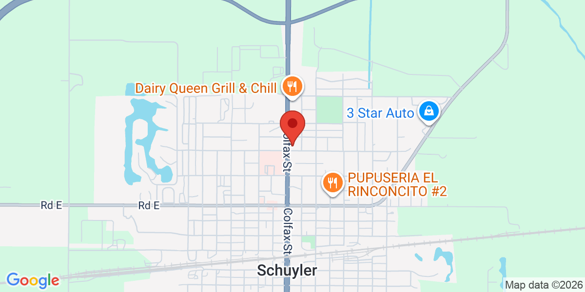 Map of Schuyler Public Library